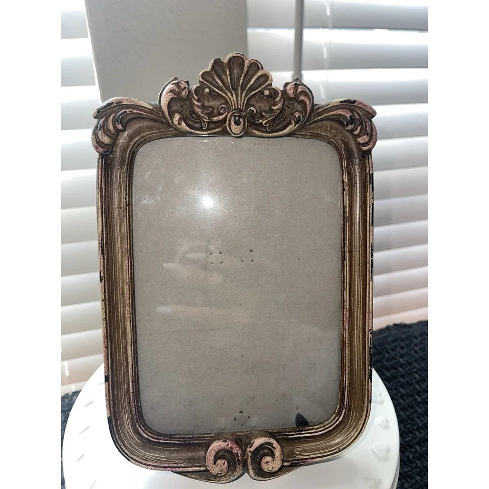 Vintage Ornate Faux Wood 5 X 7‎ Picture Frame